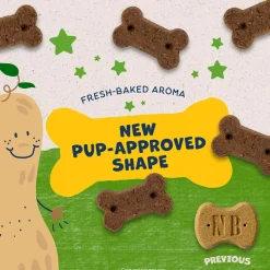 Natural Balance Pet Foods Rewards Bite-Size Crunchy Biscuits Small Breed Dog Treats Peanut Butter 8-oz