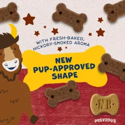 Natural Balance Pet Foods Rewards Bite-Size Crunchy Biscuits Small Breed Dog Treats Bison 8-oz