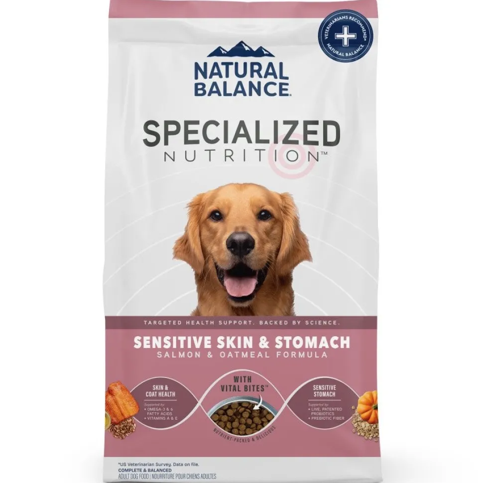 Natural Balance Specialized Nutrition Sensitive Skin & Stomach Adult Dry Dog Food Salmon & Oatmeal 3.5-lb