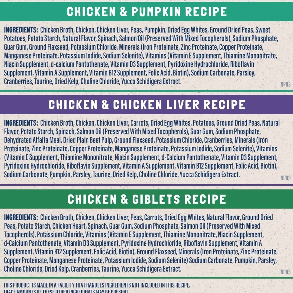 Natural Balance Ultra Platefulls Chicken Morsels in Gravy Adult Wet Cat Food Variety Pack 3-oz Pouches 12 Count