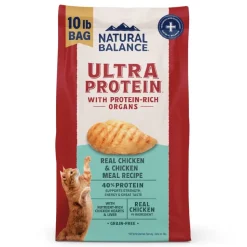 Natural Balance Ultra Protein Dry Cat Food Real Chicken & Chicken Meal 10-lb