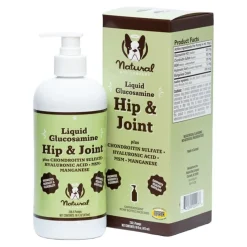 Natural Dog Company Hip & Joint Oil Liquid Glucosamine Supplement for Dogs 16-oz