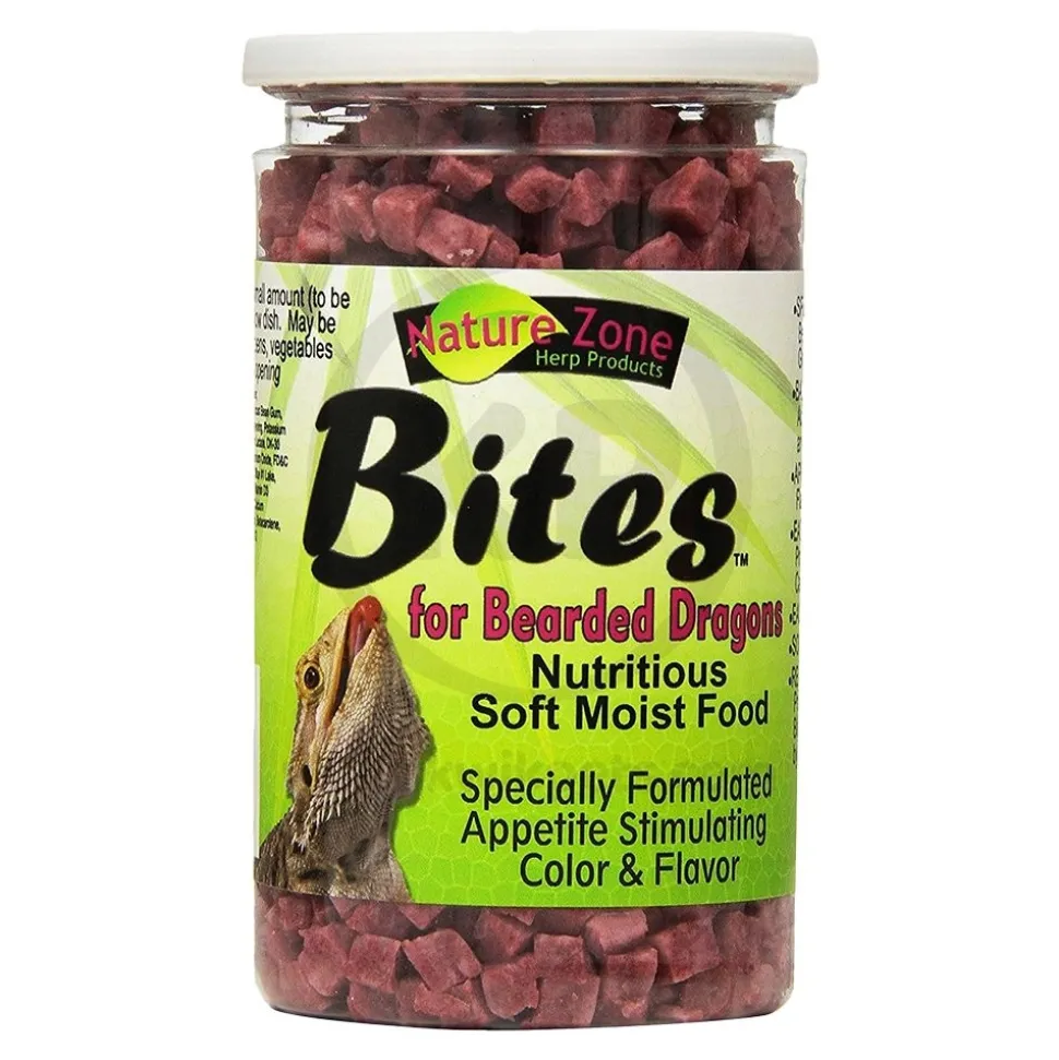 Nature Zone Bearded Dragons Bites Gel Food 9-oz