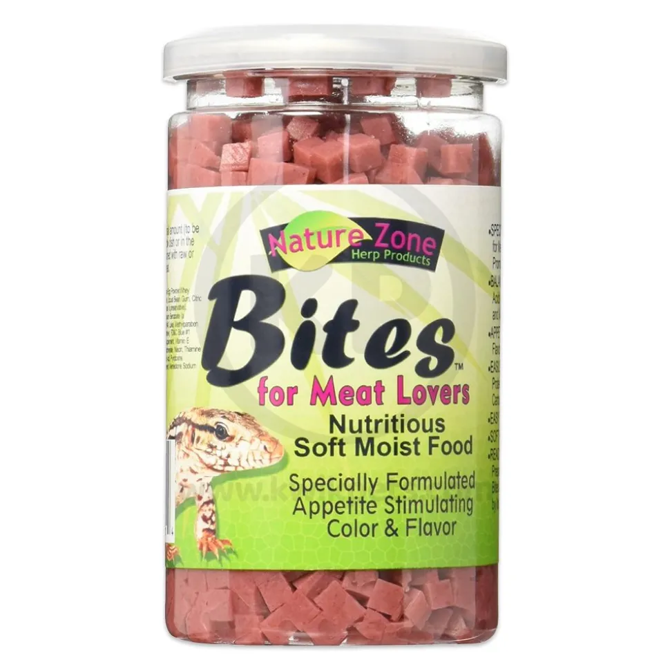Nature Zone Bites for Meat-Lovers Reptiles Gel Food 9-oz