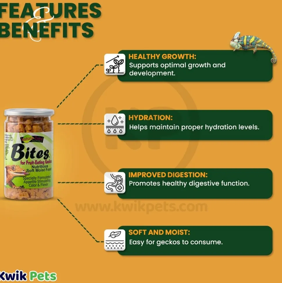 Nature Zone Gecko Nutri Bites Gel Food 9-oz
