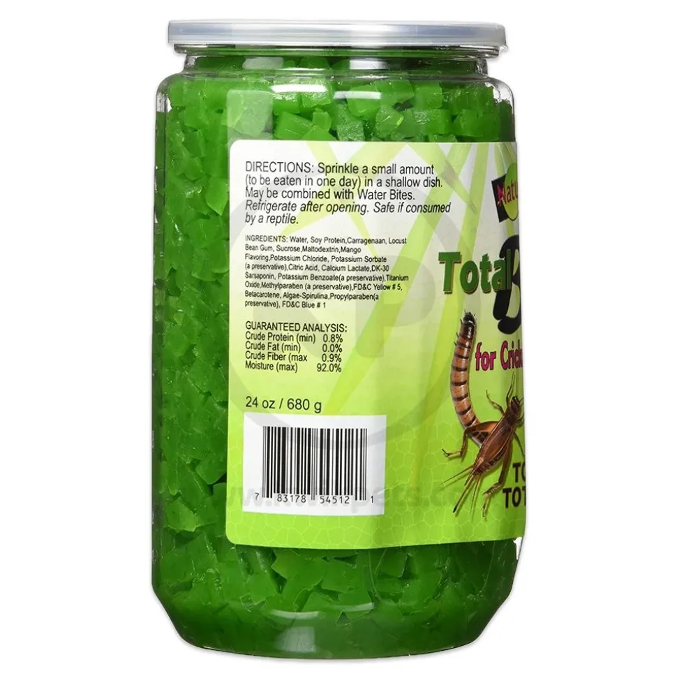 Nature Zone Total Bites with Spirulina for Crickets and Feeder Insects 24-oz