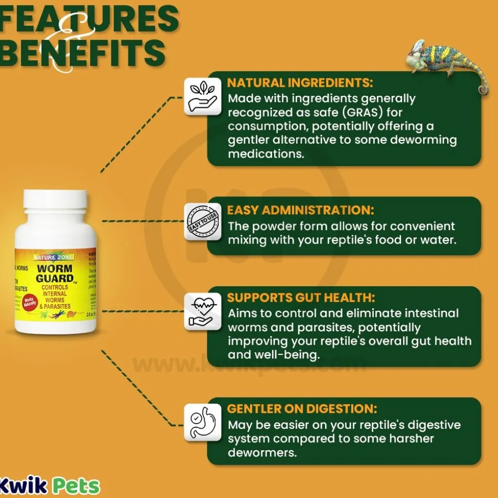 Nature Zone Worm Guard Control Internal Parasites 2-oz