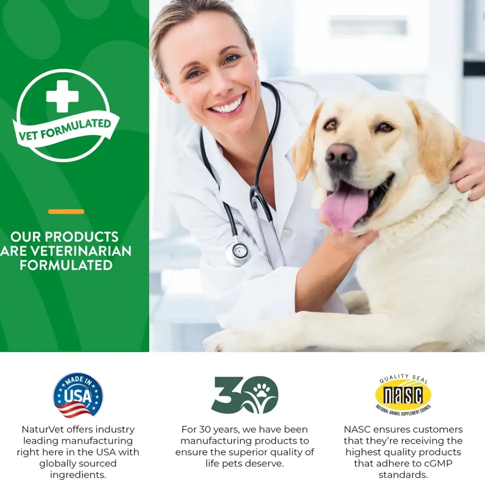 NaturVet Advanced Probiotics & Enzymes Dog Soft Chews 70 Count 5.9-oz