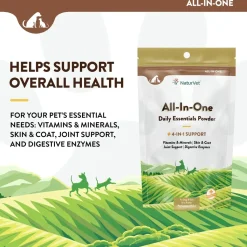 NaturVet All-in-One Daily Essentials Powder for Dogs & Cats 13-oz