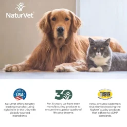 NaturVet Digestive Enzymes Plus Pre and Probiotic Powder for Dogs & Cats 4-oz