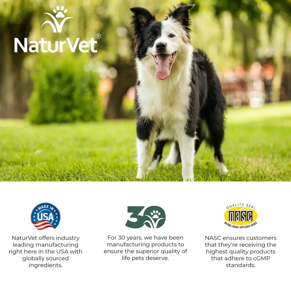 NaturVet Digestive Enzymes Plus Pre and Probiotic Soft Chews for Dogs 70 Count 5.9-oz