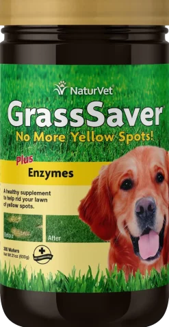 NaturVet GrassSaver Dogs Chewable Wafers 300 Count 21-oz