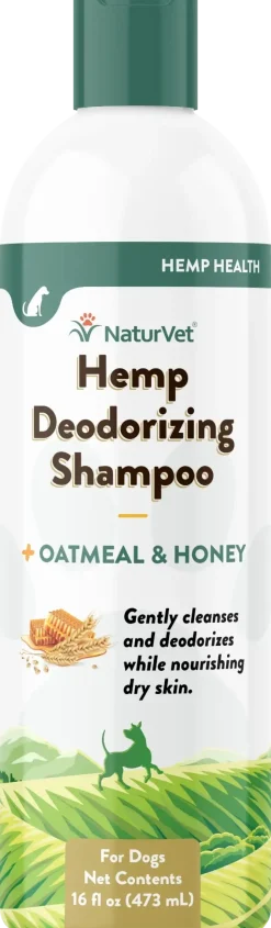 NaturVet Hemp Deodorizing Shampoo for Dogs 16-oz