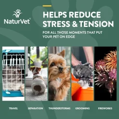 NaturVet Hemp Quiet Moments Calming Drops for Dogs & Cats 1-oz