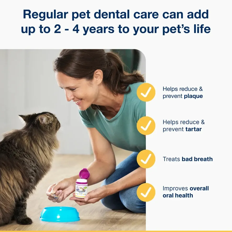 NaturVet Proden PlaqueOff Powder for Cats 40g