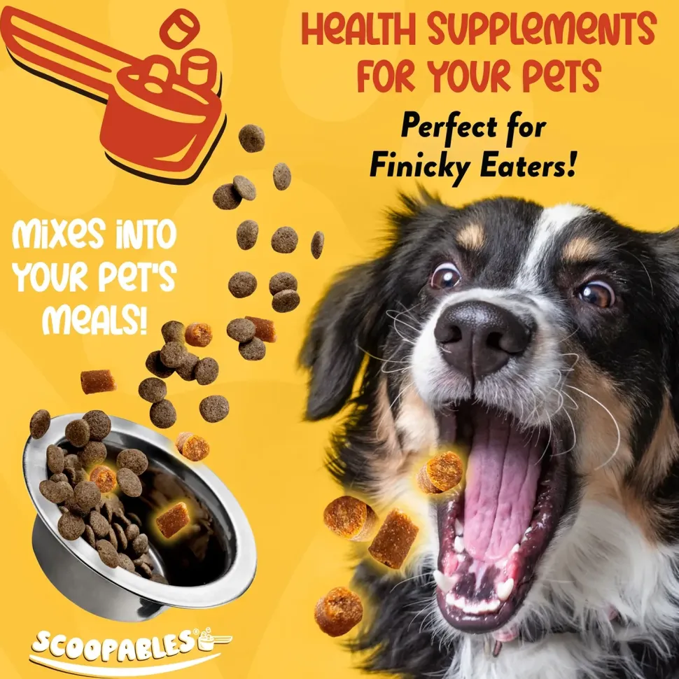 NaturVet Scoopables Glucosamine DS Plus Level 2 Moderate Joint Care Supplement for Dogs 45 Count 11-oz