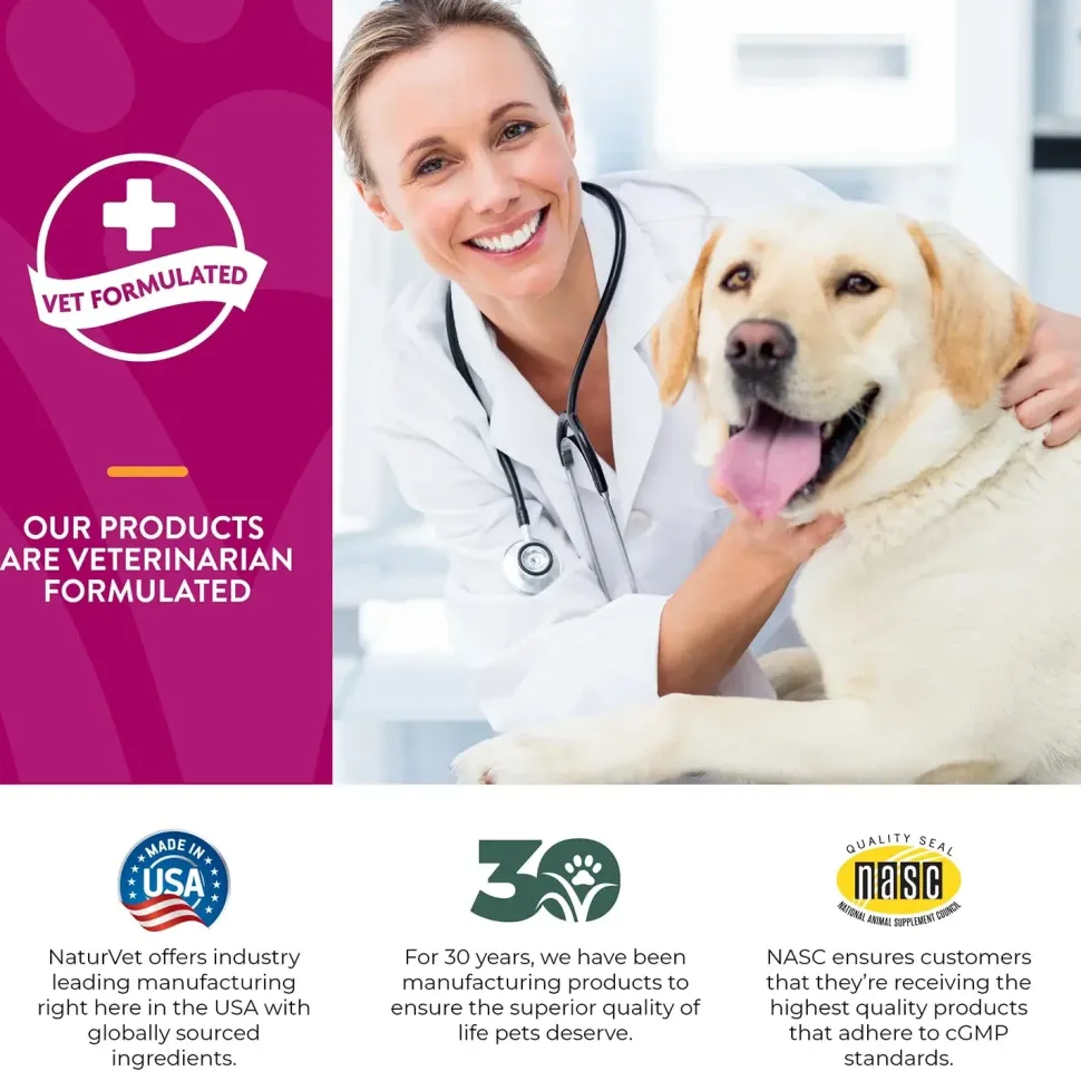 NaturVet Scoopables Glucosamine DS Plus Level 2 Moderate Joint Care Supplement for Dogs 45 Count 11-oz