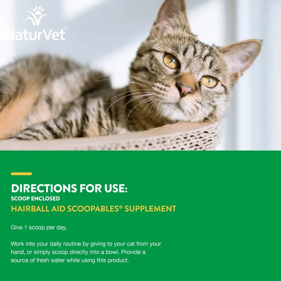 NaturVet Scoopables Hairball Aid for Cats 5.5-oz
