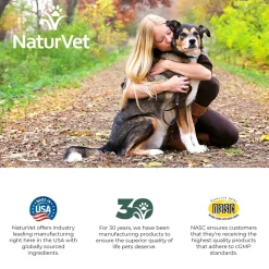 NaturVet VitaPet Senior Daily Vitamins Plus Glucosamine Soft Chews for Dogs 60 Count 6.3-oz