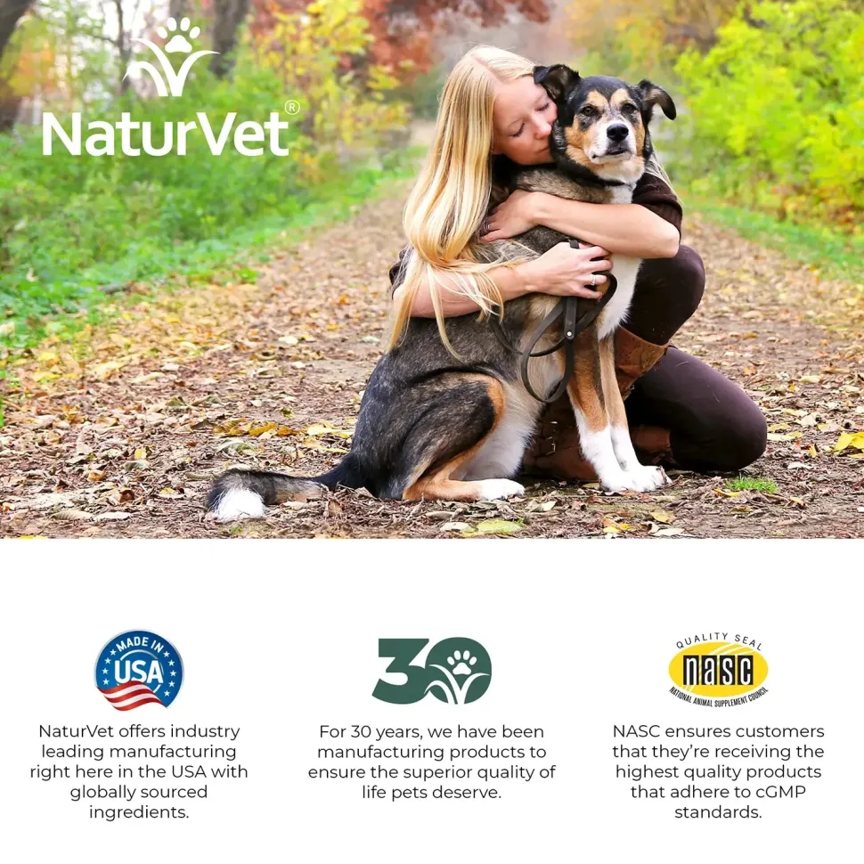 NaturVet VitaPet Senior Daily Vitamins Plus Glucosamine Soft Chews for Dogs 60 Count 6.3-oz