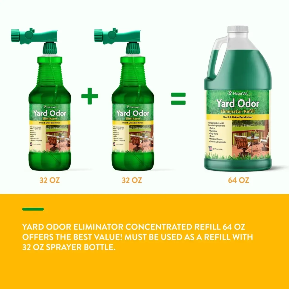 NaturVet Yard Odor Eliminator Refill 64-oz
