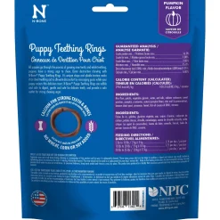 N-Bone Puppy Teething Rings Pumpkin 3 Count 3.6-oz