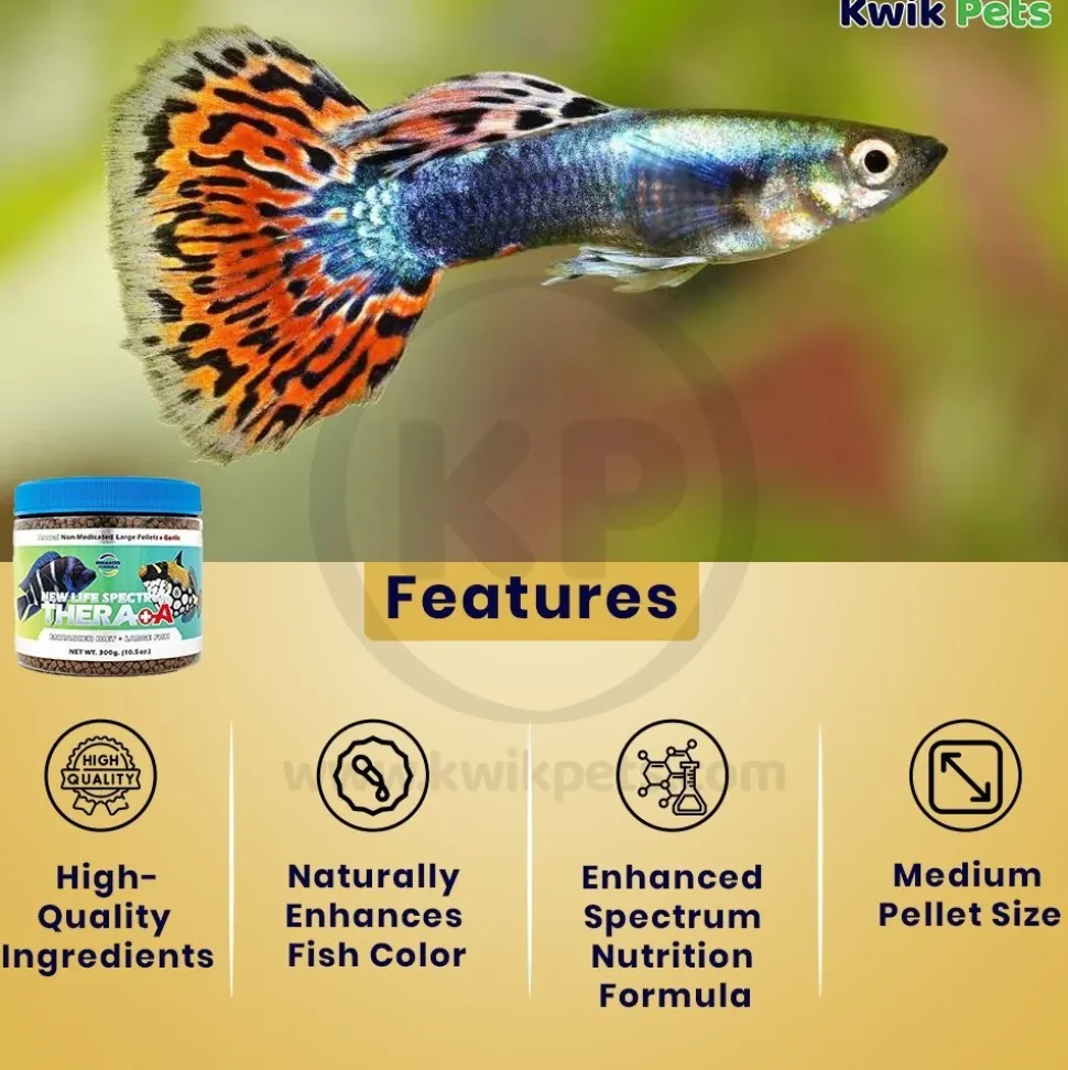 New Life Spectrum Thera+A Pellets Fish Food Large 10.5-oz