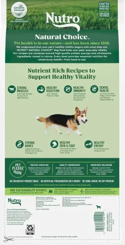 Nutro Natural Choice Chicken & Brown Rice Small Breed Senior Dry Dog Food 5-lb