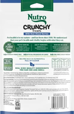 Nutro Natural Choice Mixed Berry Crunchy Dog Treats 10-oz