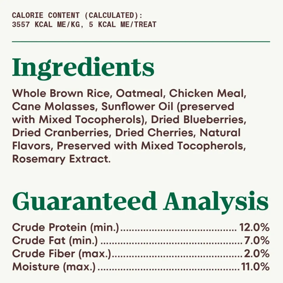 Nutro Natural Choice Mixed Berry Crunchy Dog Treats 10-oz