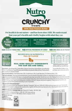 Nutro Natural Choice Peanut Butter Crunchy Dog Treats 10-oz