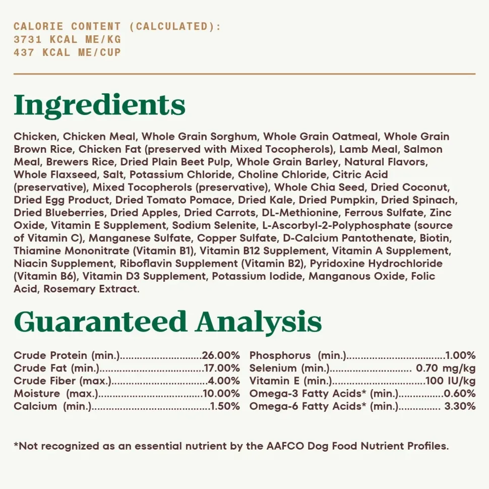 Nutro Ultra Small Breed Adult Dry Dog Food Chicken, Lamb & Salmon Plate 12-lb