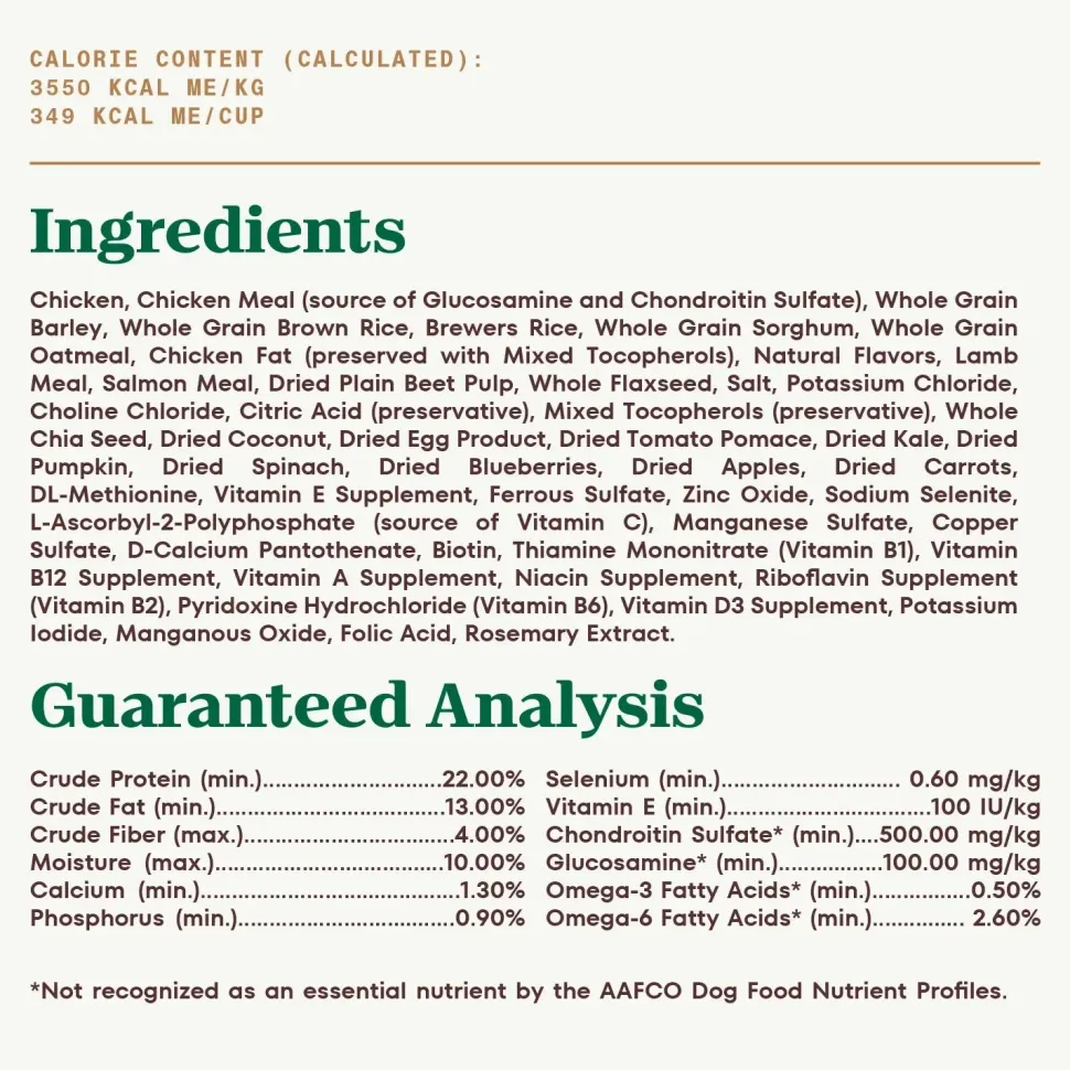Nutro Ultra Trio of Proteins from Chicken, Lamb & Salmon Large Breed Adult Dry Dog Food 30-lb