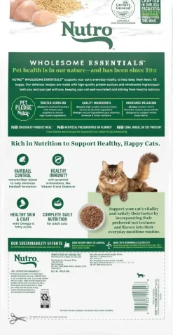 Nutro Wholesome Essentials Chicken & Brown Rice Hairball Control Adult Dry Cat Food 3-lb