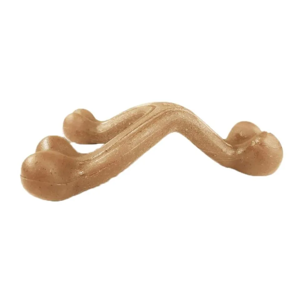 Nylabone Gourmet Style Strong Wishbone Dog Chew Toy Chicken Small/Regular - Up To 25 Ibs