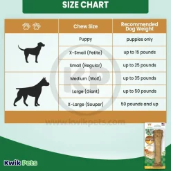 Nylabone Healthy Edibles All-Natural Long Lasting Dog Chew Treats Chicken XL/Souper - 50+ lbs