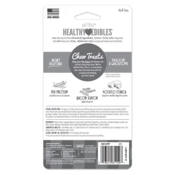 Nylabone Healthy Edibles All-Natural Long Lasting Chew Treats Bacon Medium/Wolf - Up To 35 lbs 2 Count