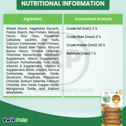 Nylabone Healthy Edibles All-Natural Long Lasting Dog Chew Treats Chicken XS/Petite - Up To 15 lbs 8 Count
