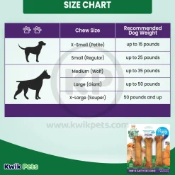Nylabone Healthy Edibles Puppy Chew Treats Turkey & Sweet Potato Small/Regular - Up To 25 lbs 3 Count