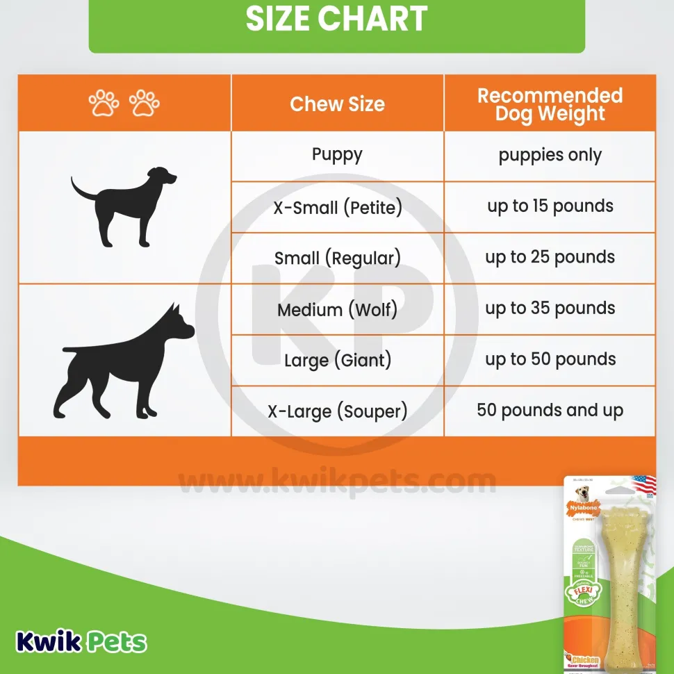 Nylabone Moderate Chew Dog Toy Chicken XL/Souper - 50+ lbs