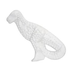 Nylabone Power Chew Dental Dinosaur Dog Toy Chicken White Small/Regular - Up To 25 Ibs