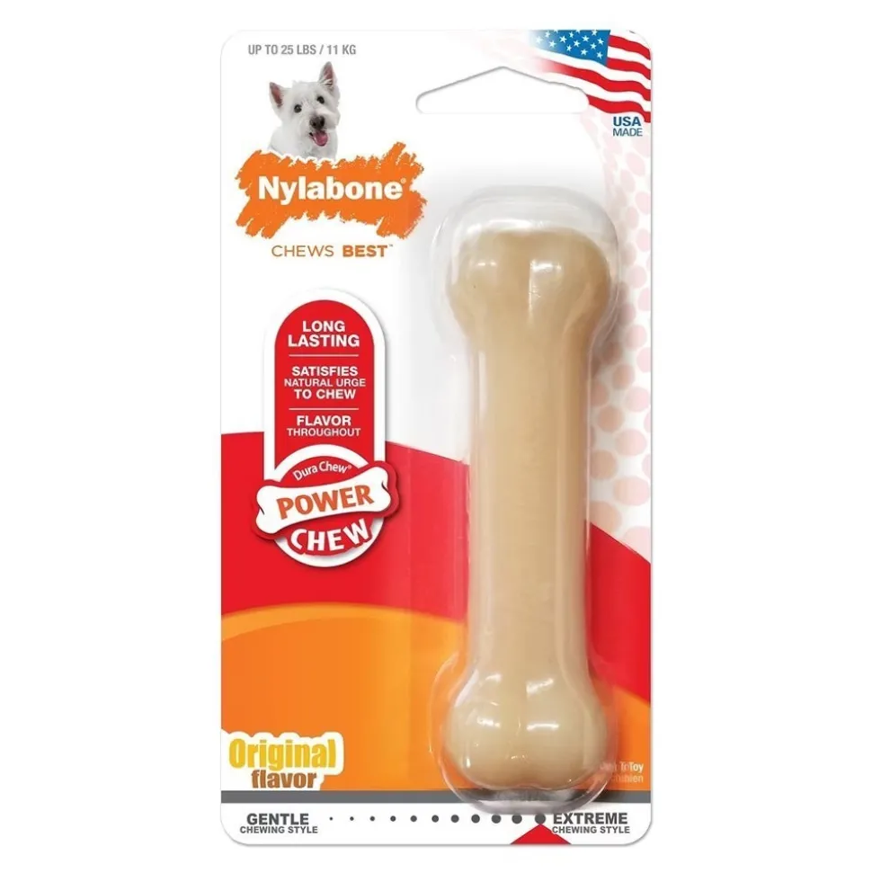 Nylabone Power Chew Dog Toy Original Small/Regular - Up To 25 Ibs
