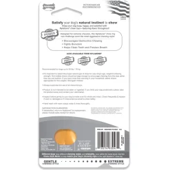 Nylabone Power Chew Dog Toy Peanut Butter Medium/Wolf - Up To 35 lbs