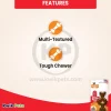 Nylabone Power Chew Ring Bone Dog Toy Medley Flavor XS/Petite - Up To 15 lbs