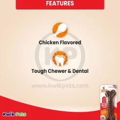 Nylabone Power Chew Textured Bone Dog Toy Medley Flavor XL/Souper - 50+ lbs