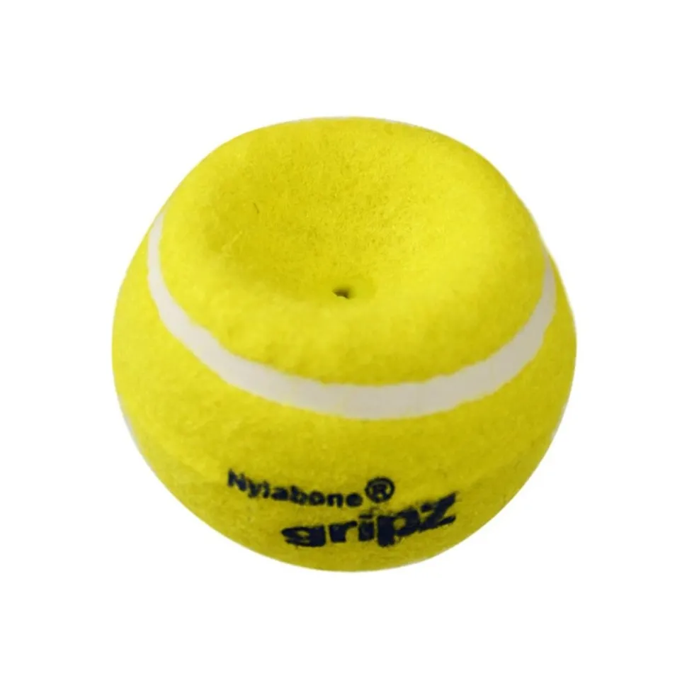 Nylabone Power Play Tennis Gripz Balls Dog Toy Small/Regular - Up To 25 lbs