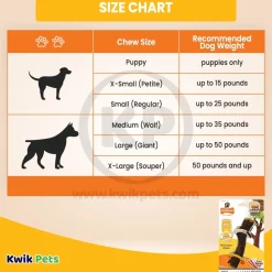 Nylabone Strong Chew Real Wood Dog Stick Toy Bacon Medium/Wolf - Up To 35 lbs