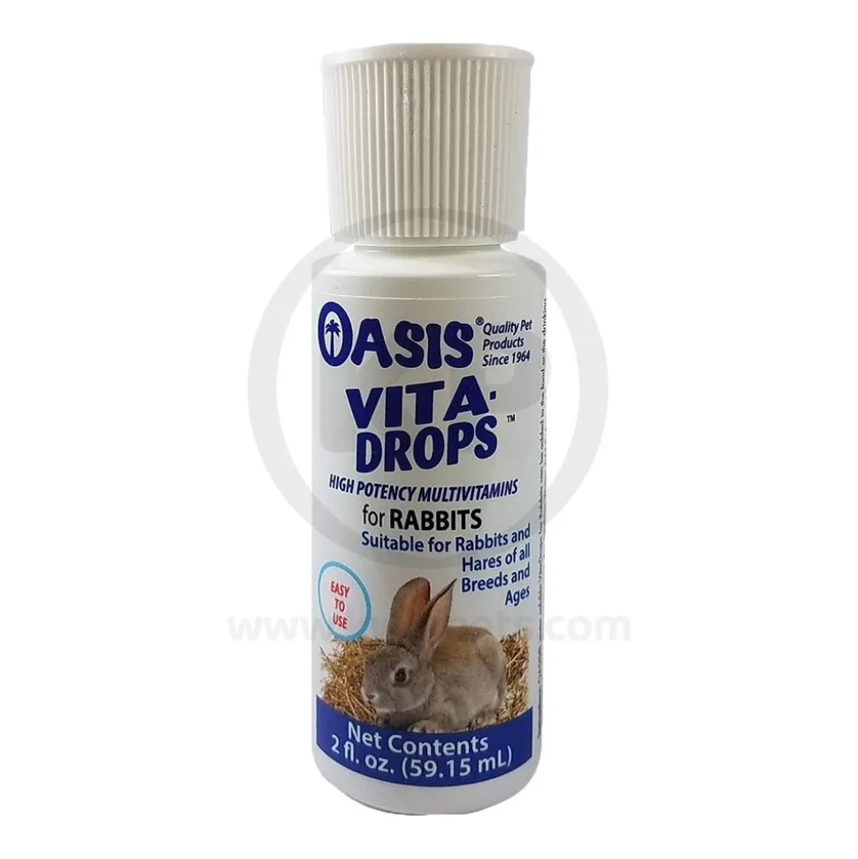 Oasis Vita-Drops High Potential Daily Multivitamin for Rabbits 2-oz
