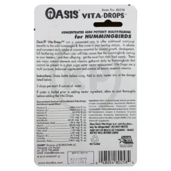 Oasis Vita Drops Multivitamin Supplement for Hummingbirds 2-oz
