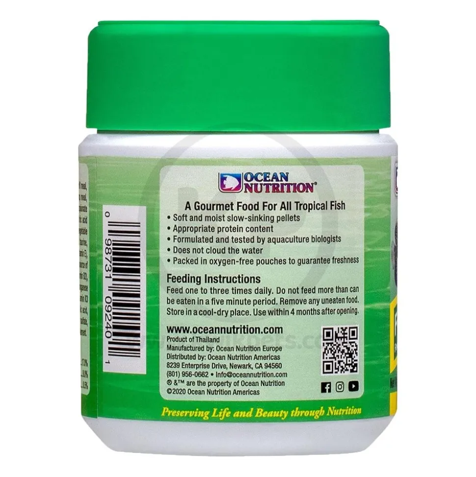 Ocean Nutrition Formula Two Marine Pellet Fish Food Small 3.5-oz
